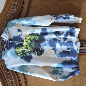 Marvel Avengers Hulk Tie-Dye Hoodie Men's Medium